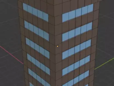Low Poly Building Free low-poly 3D model get