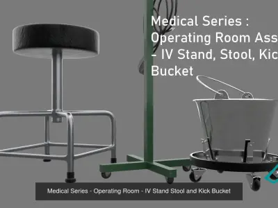 Medical Series - Operating Room Assets 3D Model Pack