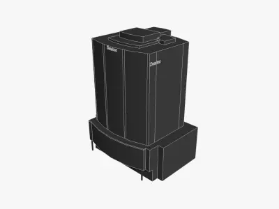 Santos House Low-poly 3D model