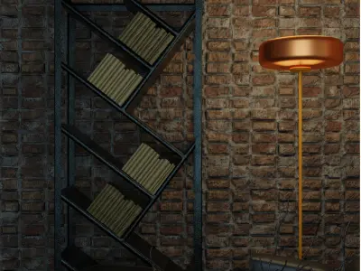 Reading room Free 3D model