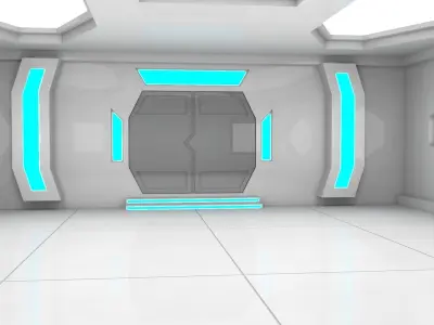 Sci Fi Lab Room 3D model