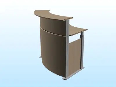 RECEPTION DESK 01 3D model