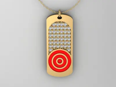 Pendant P054 3D Print Model 3D print model
