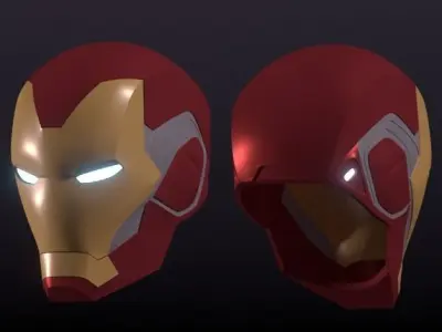 iron man incredible bust 3D print model