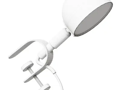 Spotlight Lamp With Bodge Vise 3D model