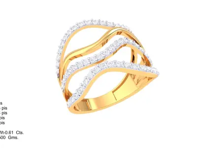  Women Ring MTL 3dm STL OBJ FBX Details 3D print model 38