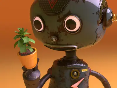 roko the robot- model 3D model