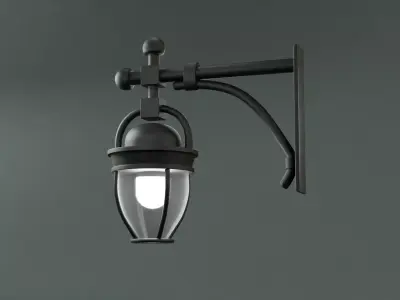 Street light 3D model