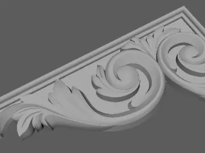 dekor ornament 3D model 152