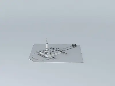 LDS. Temple Toronto, Ontario. Templo Mormon. 44 th.operating ... Free 3D model