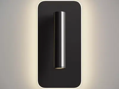 Private 1 Rectangular LED Wall Sconce 3D model