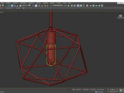 Astrid Pendant Light Low-poly 3D model