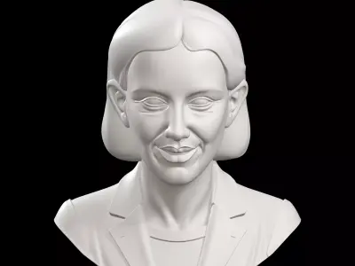 Millie Bobby Brown Bust 3D print model