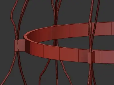 Drape Skirt 18 3D model