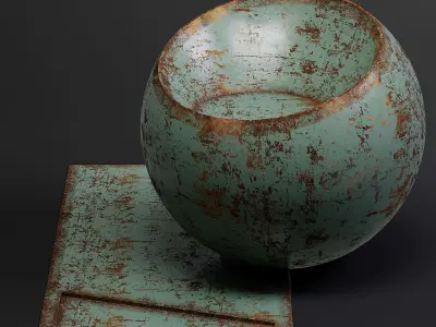 Metal vol04 Dirty 8K Seamless PBR Materials Texture