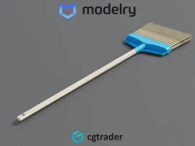 squeegees Broom 3D model