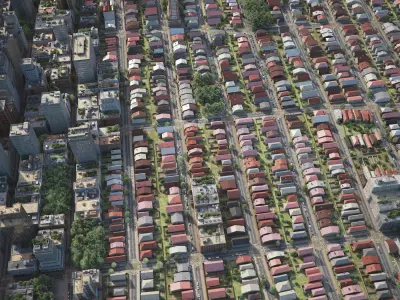 Realistic City R6 3D model