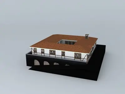House with Basement Free 3D model