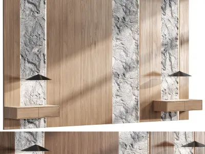  Decorative wall panel N4 3D model