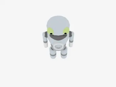Robot Character Toon 3D model