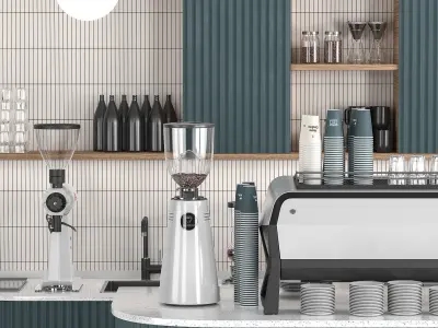 New Order Cafe 3D model