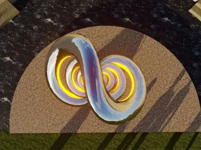 The Creative lighting 3D model