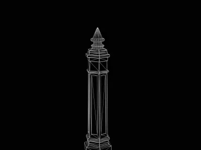 Urban Bollard Pack - Game Ready PBR Low-poly 3D model