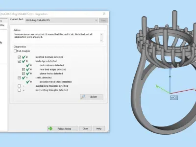 Jewelry ring 400 3D print model