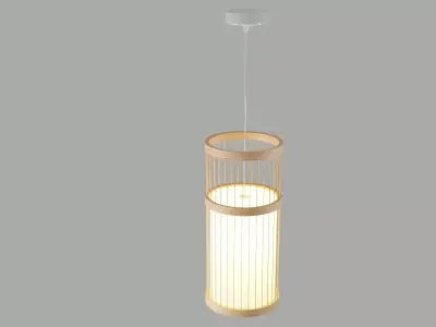 Japanese Style Lamp 3D model