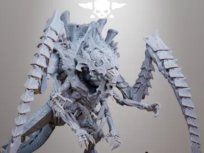 Xenarid Queen 3D print model