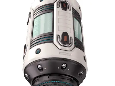 Sci Fi Barrel 3D model