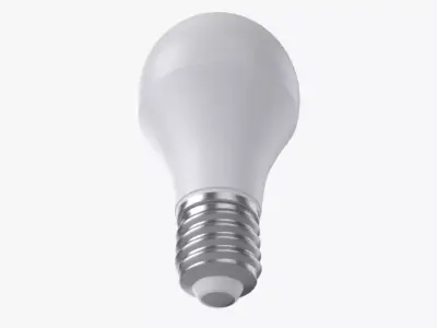 Light Bulb Low-poly 3D model