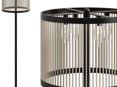 Beaded Floor Lamp by Arhaus 3D model