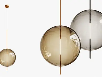 Kandinsky pendant lamp 3D model