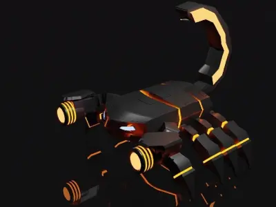 Sci-Fi Scorpion 3D model