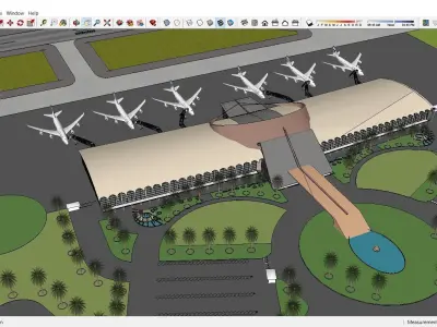 Airport project 3D model