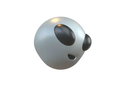 Alien Head Pack Vol 1 Low-poly 3D model