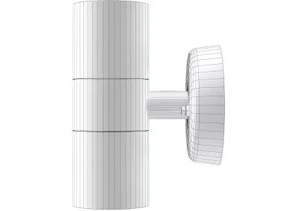 Modern Wall Exterior Lamp 3D Model 3D model
