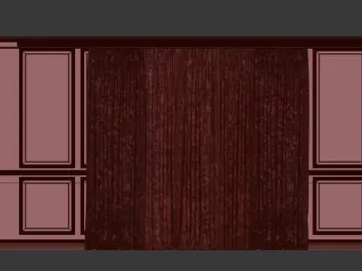 Curtain Set 33 3D model