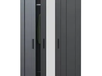 Brimnes door wardrobe ikea bedroom furniture sets home 3D model