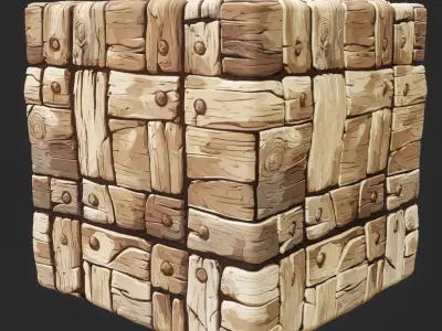 Stylized Wood Seamless Texture  Texture