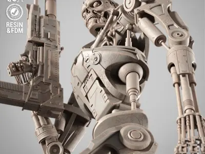 Wicked Movies T-800 Sculpture 3D print model