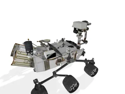 Mars Curiosity Rover Highly Detailed Scientific 3D Model 3D model