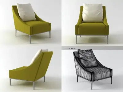 Jean armchair 3D model