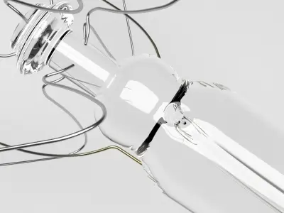 Microwave Lamp 3D model