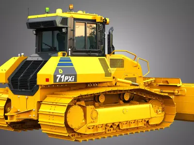 D71 PXi Crawler Dozer 3D model