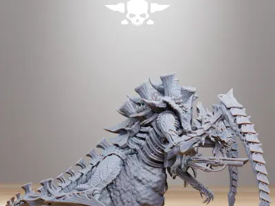 Xenarid Queen 3D print model