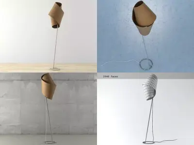 Loopy Floor Lamp 3D model