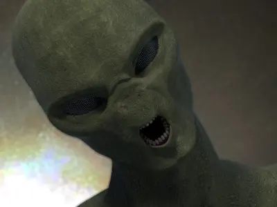 Alien OBJ 3D model