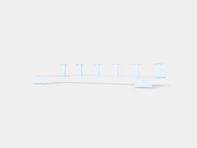 ENUDDEN Hanger for door Low-poly 3D model